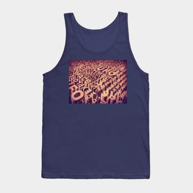 Letters From Space Tank Top by perkinsdesigns